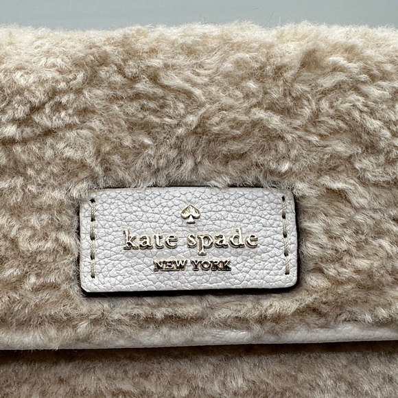 Kate Spade Rosie Tan Faux Shearling Belt Bag - Picture 6 of 11
